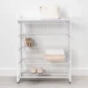 4 Drawer Metal Storage Organizer White - Brightroom™: Steel Utility Storage, Fixed Shelves, Universal Wire Drawers -Home Storage GUEST 936f5570 fd36 4a4c 9879 33f6a65704d9