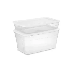 41qt Clear Under Bed Storage Box White - Brightroom™ -Home Storage GUEST 963fecc3 f7c5 4c85 832d cacf816aa6fb