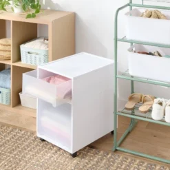 Modern Short Narrow Drawer White 1pc - Brightroom™