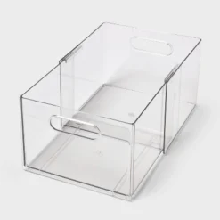 All Purpose Clear Expandable Bin Small - Brightroom™ 7 All Purpose Clear Expandable Bin Small - Brightroom™ -Home Storage GUEST 9861b291 2bbd 4556 83a9 4a23135f5aab