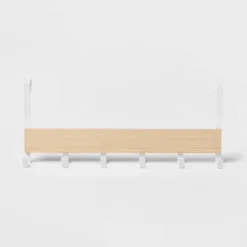 Large Over The Door Hook With Wood 6 Hooks - Brightroom™ -Home Storage GUEST 99ff13ee f6df 4e2f 94c3 9735feeec267
