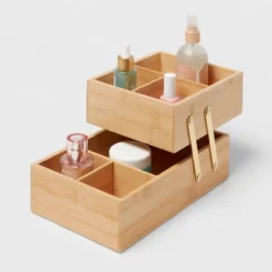 10" X 6" X 5" Hinged Bamboo Countertop Organizer - Brightroom™ -Home Storage GUEST 9a00d1bf af05 4d94 820a 9a23cfe2b211