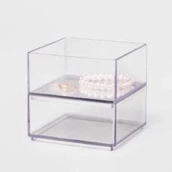 Plastic Organizer Tray Clear - Brightroom™ -Home Storage GUEST 9a2c5e0f b18f 41ed a2aa 94cd6cc17cbd
