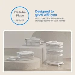 Click In Place Slim Lid With Handle For Plastic Storage Bins Home And Office Organization White- Brightroom™ 13 Click In Place Slim Lid With Handle For Plastic Storage Bins Home And Office Organization White- Brightroom™ -Home Storage GUEST 9b117da7 de31 44f7 820f 86816c82a819