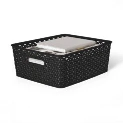 Y-Weave Medium Decorative Storage Basket - Brightroom™ 16 Y-Weave Medium Decorative Storage Basket - Brightroom™ -Home Storage GUEST 9b86e551 fb44 4c61 a809 ebfad1092f68