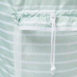 Backpack Laundry Bag Green - Brightroom™: 50L Capacity, Daydream Green, Stripe Pattern, Multipurpose, 1 Handle -Home Storage GUEST 9de2318d 543c 4eac 8ae1 c8f77f0dbf3e