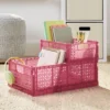 Large Foldable Crate Pink - Brightroom™ 2 Large Foldable Crate Pink - Brightroom™ -Home Storage GUEST 9f887051 e4a8 4d32 abaa ddbf0a47f451