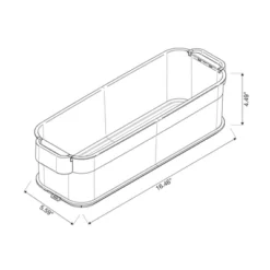 Click In Place 4.5qt Clear Slim Plastic Storage Bin With White Latch For Home And Office Organization - Brightroom™ -Home Storage GUEST a10f87bc a0aa 4c07 bd5c 31d4e640186f