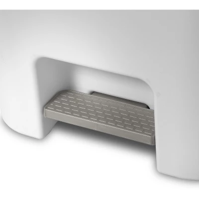 11.9gal Step Trash Can White - Brightroom™: Pedal-Operated Kitchen Garbage Can, Textured Plastic, Indoor Use 9 11.9gal Step Trash Can White - Brightroom™: Pedal-Operated Kitchen Garbage Can, Textured Plastic, Indoor Use - Image 7