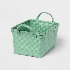 Woven Plastic Basket Small - Brightroom™ -Home Storage GUEST a4d0176f 2a79 4296 a9ef fc1f783e4557