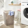 Twisted Rope Hamper Gray - Brightroom™: Open-Top Laundry Storage With Removable Liner, Metal Frame, Ethical Handcraft -Home Storage GUEST a586a25c 13c7 4a6d 9e62 a310d7943445