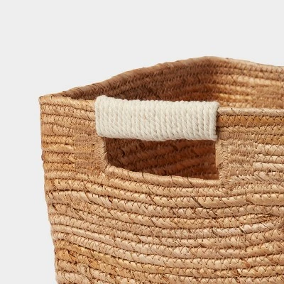 Woven Rectangular Banana Sewing Basket - Brightroom™ 4 Woven Rectangular Banana Sewing Basket - Brightroom™ - Image 2