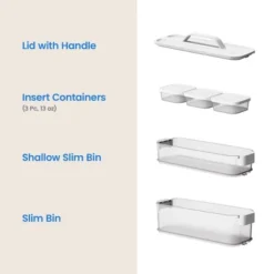 6pc Click In Place Slim Toolbox Kit Plastic Storage Home And Office Organization - Brightroom™​ -Home Storage GUEST ab93d3af 5b8d 4d32 ae43 a19725e8efcd
