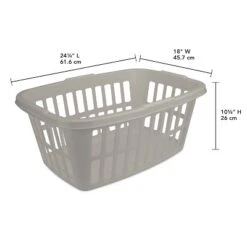 1.5bu Laundry Basket Gray - Brightroom™ -Home Storage GUEST afa83693 4501 4327 a630 415b49f85445