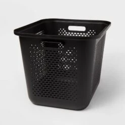 Large Decorative Plastic Bin With Cutout Handles - Brightroom™ -Home Storage GUEST b40a494e 51f1 4bdf b7ae 232f8fbcdaff