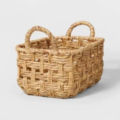 Rectangular Twisted Open Checkered Weave Basket - Brightroom™ -Home Storage GUEST ba61f796 9806 4ff8 aafe 74316e76c14d