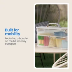 6pc Click In Place Slim Toolbox Kit Plastic Storage Home And Office Organization - Brightroom™​ -Home Storage GUEST bf8f826a 7d36 4f15 b7db 34932e54fab9