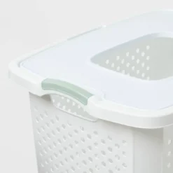 BR XL Lamper With Lid White With Daydream Green Handles - Brightroom™ -Home Storage GUEST bfa771a0 366f 4521 a08d bbed73e63307