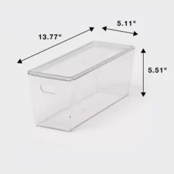 5L Stacking Clear Bin With Lid - Brightroom™: PET, Stackable, Universal Storage, Handles, 13.77" X 5.11" 9 5L Stacking Clear Bin With Lid - Brightroom™: PET, Stackable, Universal Storage, Handles, 13.77" X 5.11" -Home Storage GUEST c19bcc0a dafe 41e3 8571 b848afadea5d