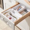 8pc Plastic Drawer Organizer Set White - Brightroom™: Modern In-Drawer Flatware Storage, Multiple Compartments, Dishwasher-Safe -Home Storage GUEST c3da6b07 6b1a 4cd6 a8c2 b2bf01dfb581