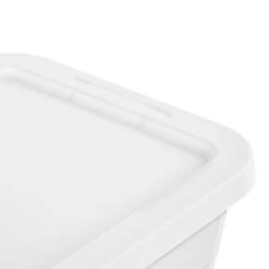 6qt Clear Storage Box White - Brightroom™ -Home Storage GUEST c6b89244 df66 4cf6 ad9e d30369440322