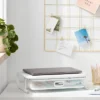Mesh Monitor Stand With Drawer White - Brightroom™ 1 Mesh Monitor Stand With Drawer White - Brightroom™ -Home Storage GUEST c78394b3 0876 4339 8bf0 c0a38d1a1ee6
