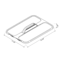 Click In Place Large Lid With Handle For Plastic Storage Bins For Home And Office Organization White - Brightroom™ -Home Storage GUEST c9443ed5 6f7f 4be8 b7cb e59579cbf6ab