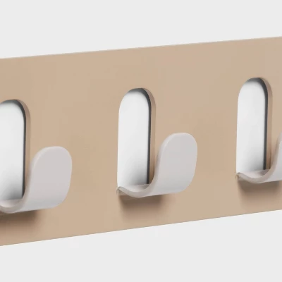 Metal Wall 4 Hook Cutout - Brightroom™ 4 Metal Wall 4 Hook Cutout - Brightroom™ - Image 2