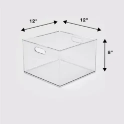 12" X 12" X 8" All Purpose Storage Bin - Brightroom™ -Home Storage GUEST ca7b3513 2876 4b3c bb46 fdf71d2169ef