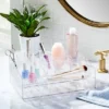 Extra Large Bathroom Plastic Tiered Cosmetic Organizer Clear - Brightroom™ -Home Storage GUEST cc388d2f 59ce 43d7 af8f 493a4123f1ba