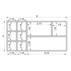 Bathroom Plastic 9 Slot Mixed Cosmetic Organizer Clear - Brightroom™: Makeup & Vanity Organizer Tray For Bathroom Countertop -Home Storage GUEST ce22836d 74cb 4ebd 9775 ea32f97e5e94