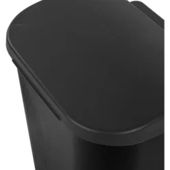 11.3gal Lift Top Waste Basket Black - Brightroom™: Kitchen Trash Can, Fingerprint-Resistant, Indoor Trash Bin -Home Storage GUEST ce8d910b 16ed 43ec 8492 683a30edbc45
