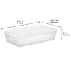 41qt Clear Under Bed Storage Box White - Brightroom™ -Home Storage GUEST d252c1c1 bc58 418e a158 484784b83f3a