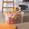 66qt Halloween Clear Latching Storage Box Orange Lid And Latch - Brightroom™ -Home Storage GUEST d474753a 1dfe 4e71 9282 1d47c144147c