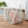 Pop-up Mesh Triple Sorter - Brightroom™: Collapsible Gray Laundry Hamper, Multipurpose Clothes Organizer -Home Storage GUEST d4b127ac 3ba9 4e1d ab68 712a1a9d6fb7