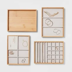 9" X 12" Stackable Bamboo Accessory Tray - Brightroom™ -Home Storage GUEST da2b8ef9 62c5 4c85 92cb 2443da6dbc8b