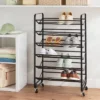 6 Tier Metal Rolling Shoe Rack - Brightroom™ -Home Storage GUEST de520127 d3ea 45f8 b926 8a8e78af9405