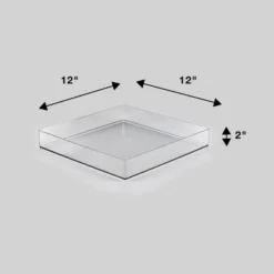 12'' X 12'' X 2" All Purpose Storage Tray - Brightroom™: Clear Plastic Bathroom Organizer Tray 9 12'' X 12'' X 2" All Purpose Storage Tray - Brightroom™: Clear Plastic Bathroom Organizer Tray -Home Storage GUEST e3fa4aba 7ce7 44ad a8cb 952525c19030