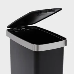 45L Slim Resin Step Trash Can With Stainless Band - Brightroom™ -Home Storage GUEST e4be1a22 09a4 476d b4c7 9b9134300755
