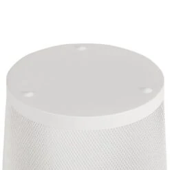 Mesh Waste Basket White - Brightroom™: Steel Indoor Trash Can, Nonslip Base, Fingerprint-Resistant, 3 Gallon Capacity -Home Storage GUEST ec0a82c5 4307 43f0 9516 2670b36a12ec