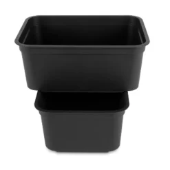 Folio Heavy Duty Storage Bin - Brightroom™: Black Plastic, Stackable, Portable, Universal Storage, 18.6 Volume Capacity 17 Folio Heavy Duty Storage Bin - Brightroom™: Black Plastic, Stackable, Portable, Universal Storage, 18.6 Volume Capacity -Home Storage GUEST ee14b593 cc34 4c72 91e8 62aae3e4c3b8