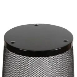 Mesh Waste Basket Black - Brightroom™: Steel, 3 Gallon, Nonslip Base, Fingerprint-Resistant, Indoor Mesh Trash Can -Home Storage GUEST eea99a74 a11e 48db b280 ba1693ad8983