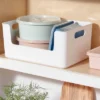Large Plastic Open Face Pantry Bin White - Brightroom™: Kitchen Cabinet Organizer, 13"x9.5"x6" Storage Solution -Home Storage GUEST f0e726f8 c38c 45e6 8d9a e96c717c55ff