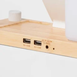 Desk Lamp With Wireless Charging And Storage Compartment (Includes LED Light Bulb) - Brightroom™ -Home Storage GUEST f6295c79 afb9 4206 9400 baa48ad6c2c3