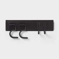 Heavy Duty Garage Tool Hook And Rail Kit - Brightroom™: Wall Mounted Storage, Steel, Black, 36" Width, 90 Lb Capacity 7 Heavy Duty Garage Tool Hook And Rail Kit - Brightroom™: Wall Mounted Storage, Steel, Black, 36" Width, 90 Lb Capacity -Home Storage GUEST f64e8945 0a76 45a2 aaef e952b0556146