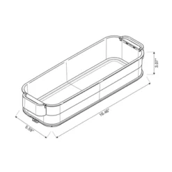Click In Place 3qt Clear Shallow Slim Plastic Storage Bin With White Latch For Home And Office Organization - Brightroom™ -Home Storage GUEST f68e3368 8ce5 445e a264 6be5fa79ddbf