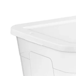 56qt Clear Non-Latching Storage Box With White Lid - Brightroom™ 18 56qt Clear Non-Latching Storage Box With White Lid - Brightroom™ -Home Storage GUEST f7f3cdc5 96e4 4e69 adb0 5b41364d564f