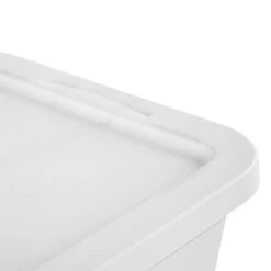 16qt Clear Storage Box With Lid White - Brightroom™ -Home Storage GUEST f89d1403 4dbd 4064 8c6e 39217eec43ea