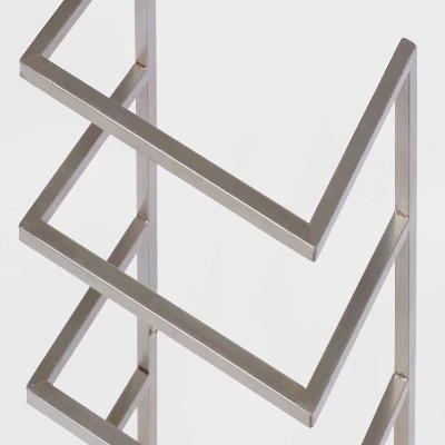 Towel Wall Storage Cabinet Brushed Nickel Metal - Brightroom™ 4 Towel Wall Storage Cabinet Brushed Nickel Metal - Brightroom™ - Image 2