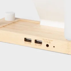 Desk Lamp With Wireless Charging And Storage (Includes LED Light Bulb) - Brightroom™: Table Lamp, Desk Organizer, USB Port -Home Storage GUEST fe2775f8 6e9b 4769 8cc7 6c945c1b61a9